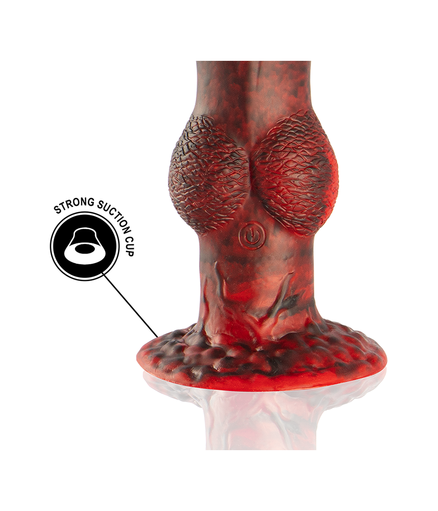 EPIC - PROMETHEUS DILDO TITAN EN LLAMAS RECARGABLE CONTROL REMOTO