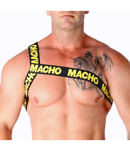 MACHO - ARNÉS ROMANO AMARILLO L/XL