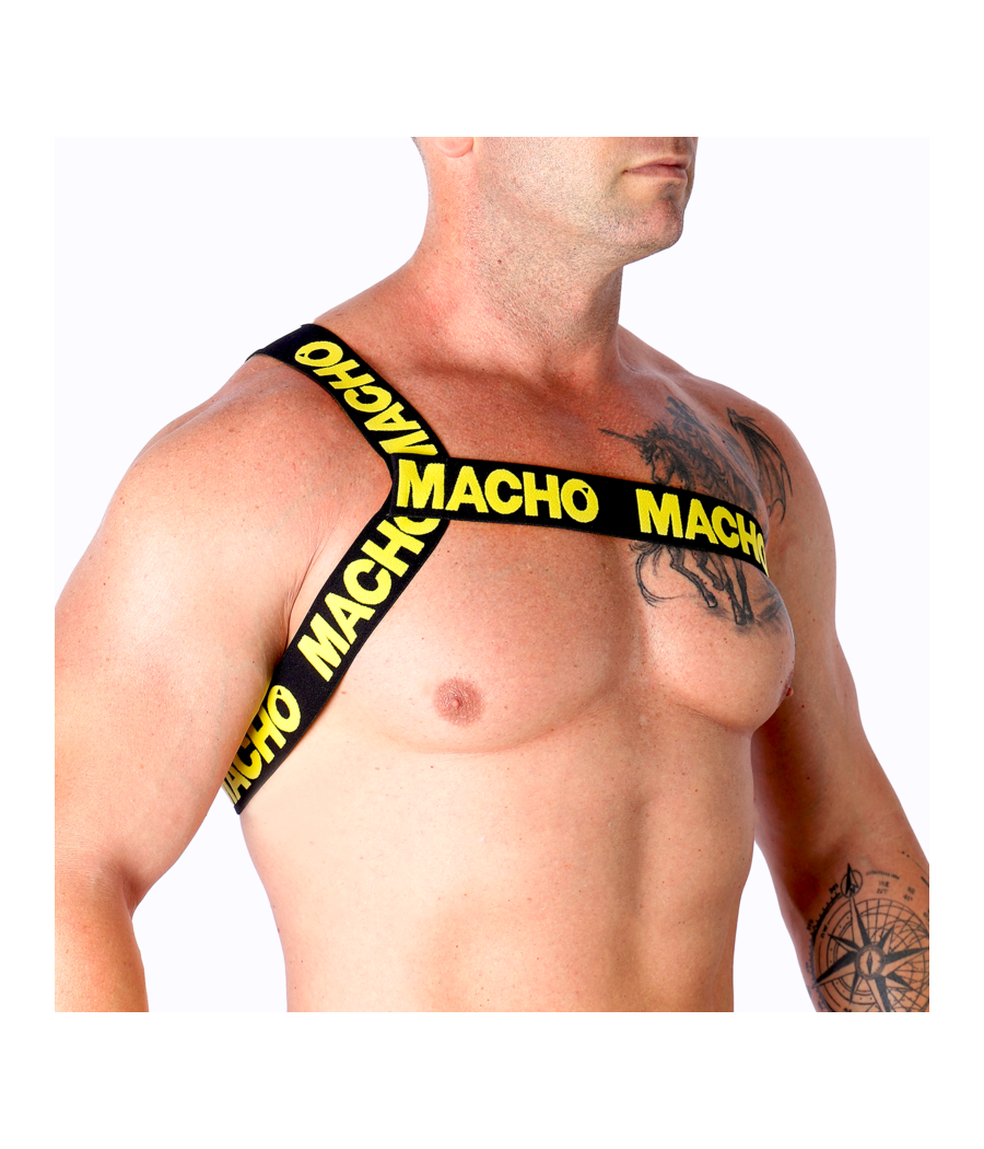 MACHO - ARNÉS ROMANO AMARILLO L/XL
