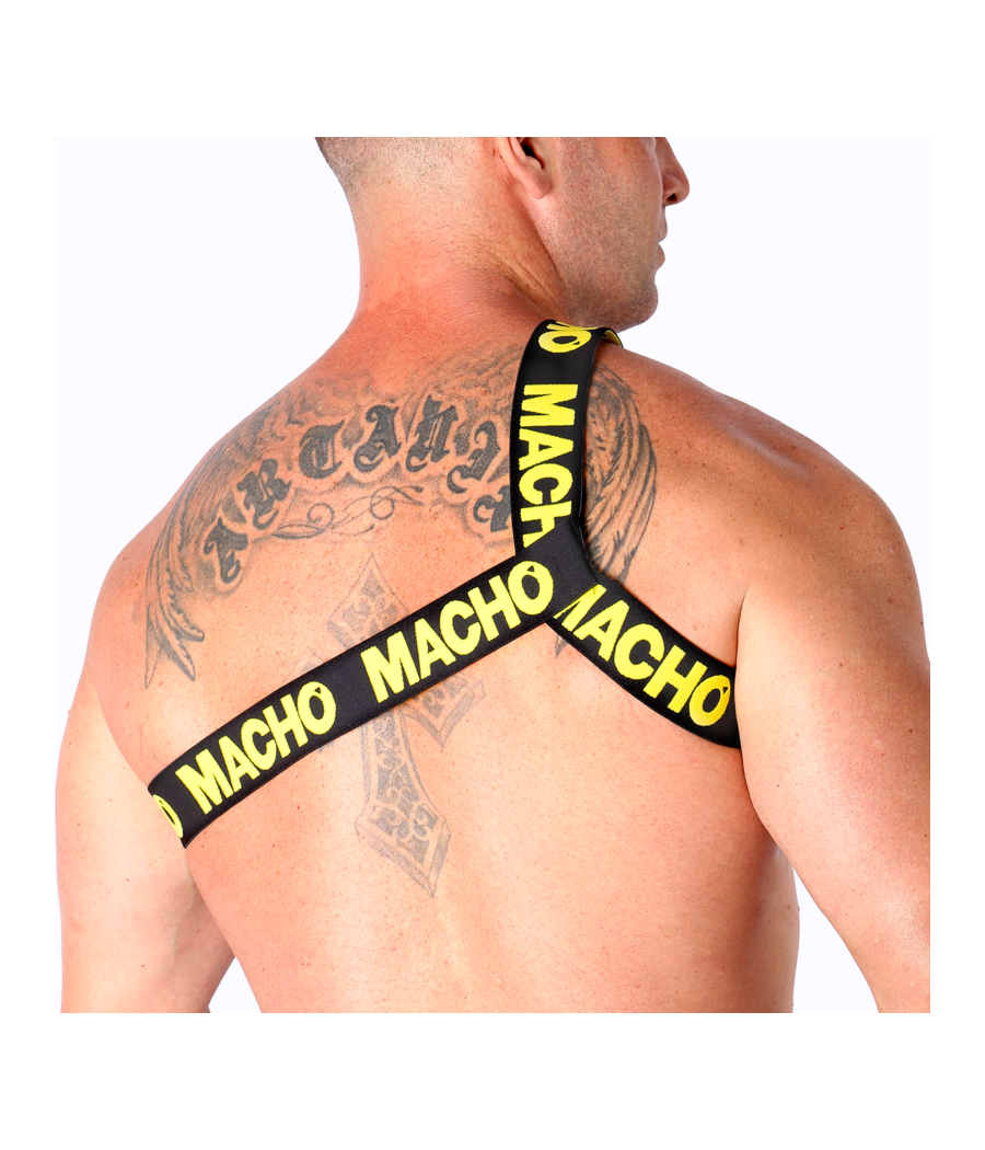 MACHO - HARNAIS ROMAIN JAUNE L/XL