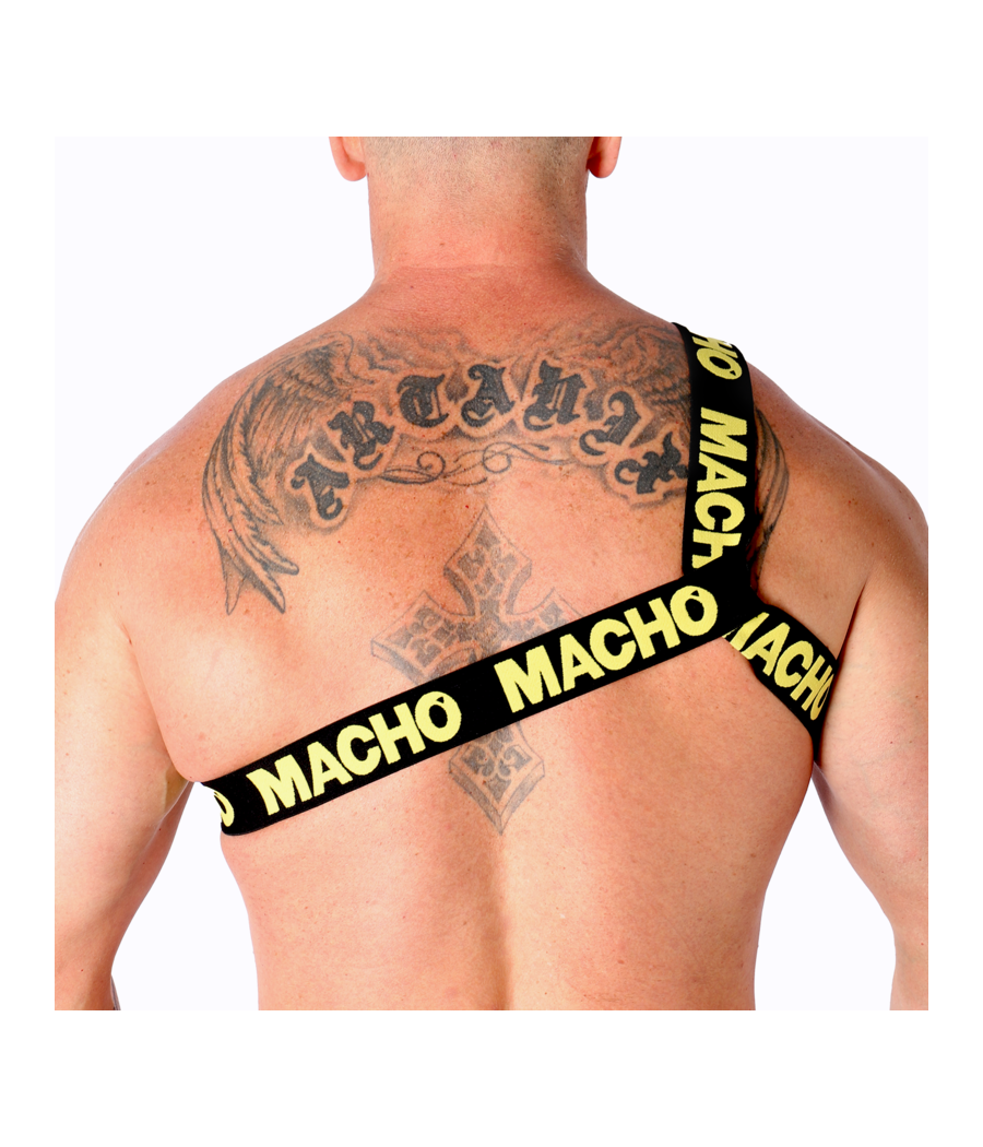 MACHO - ARNÉS ROMANO AMARILLO L/XL