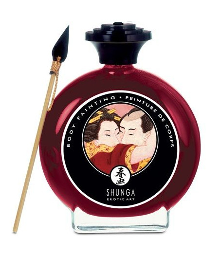 SHUNGA - STRAWBERRY AND CAVA BODY PAINTING