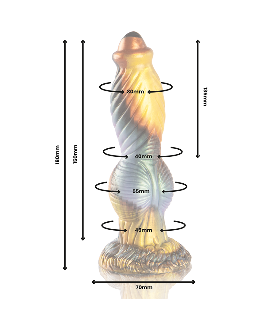 EPIC - PHOENIX DILDO LA RÉSURGENCE DU PLAISIR TÉLÉCOMMANDE RECHARGEABLE