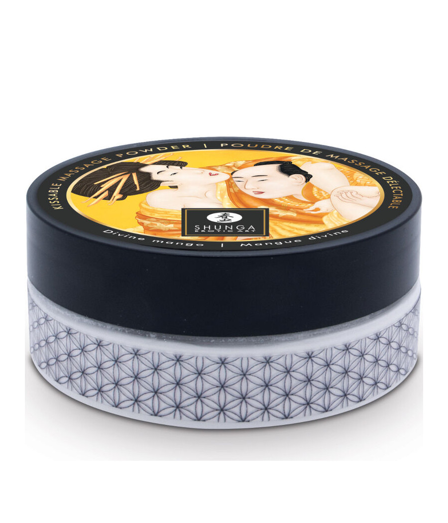 SHUNGA - KIT POLVOS DE MASAJE COMESTIBLE MANGO
