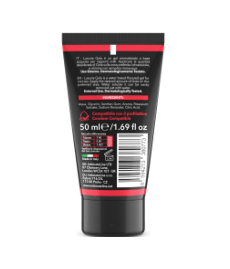 INTIMATELINE LUXURIA - SEXO ORAL GEL SABOR MORANGO 50 ML
