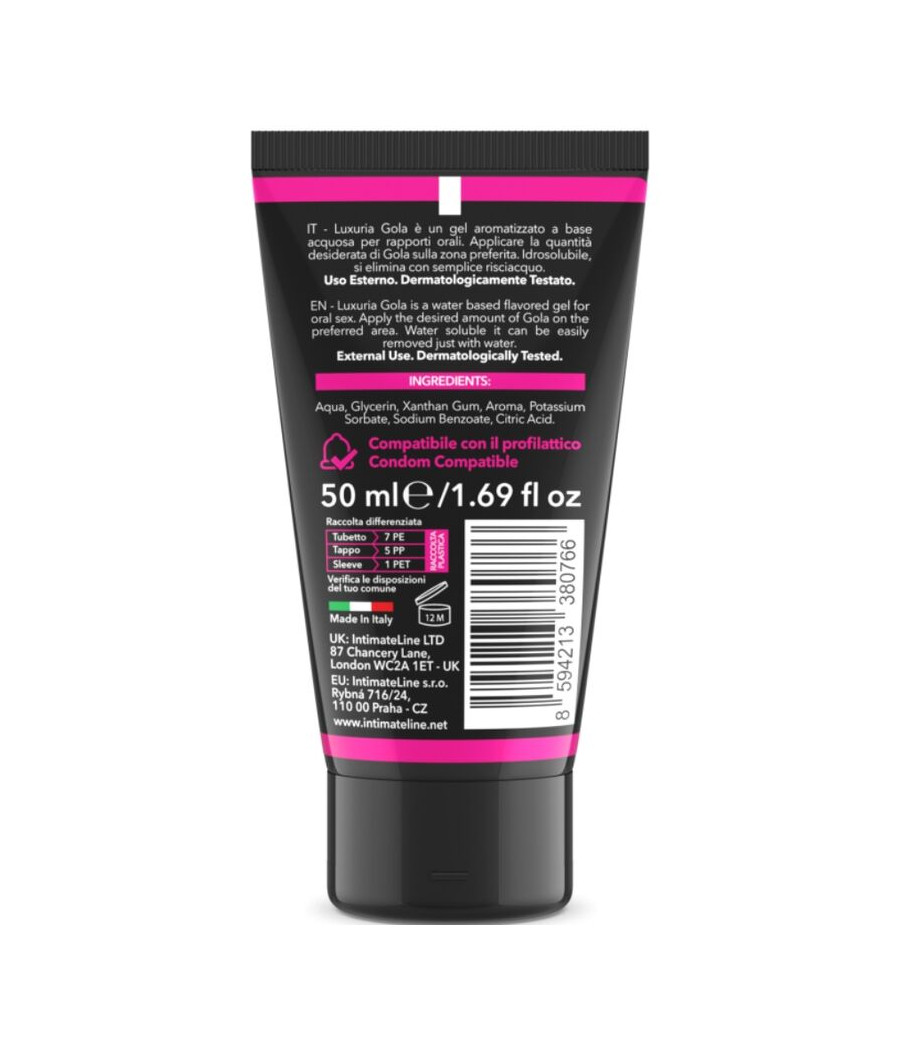 INTIMATELINE LUXURIA - GOLA GEL ORAL CEREZA 50 ML