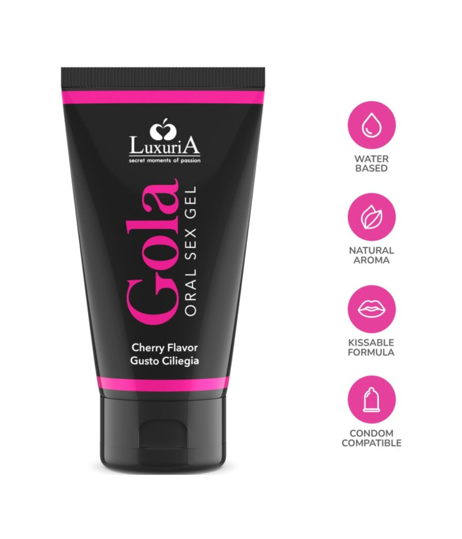 INTIMATELINE LUXURIA - ORAL SEX GEL CHERRY FLAVOR 50 ML