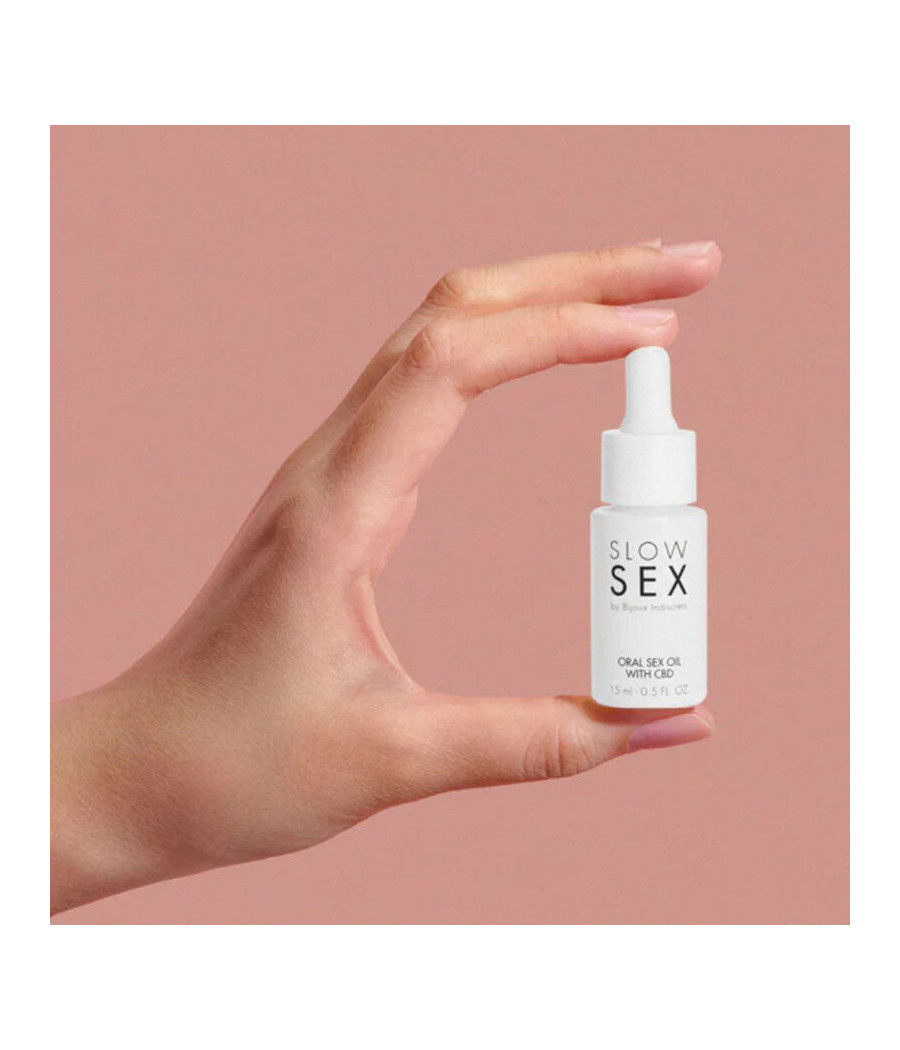 BIJOUX INDISCRETS - SLOW SEX ORAL SEX OIL WITH CBD 15 ML
