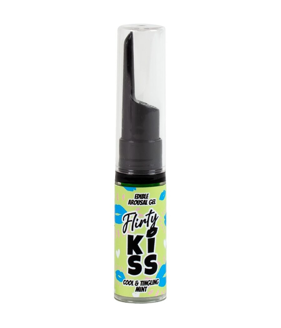 SECRETPLAY - FLIRTY KISS GELES CON EFECTOS SEXO ORAL FRESA & MENTA 2 x 8 GR