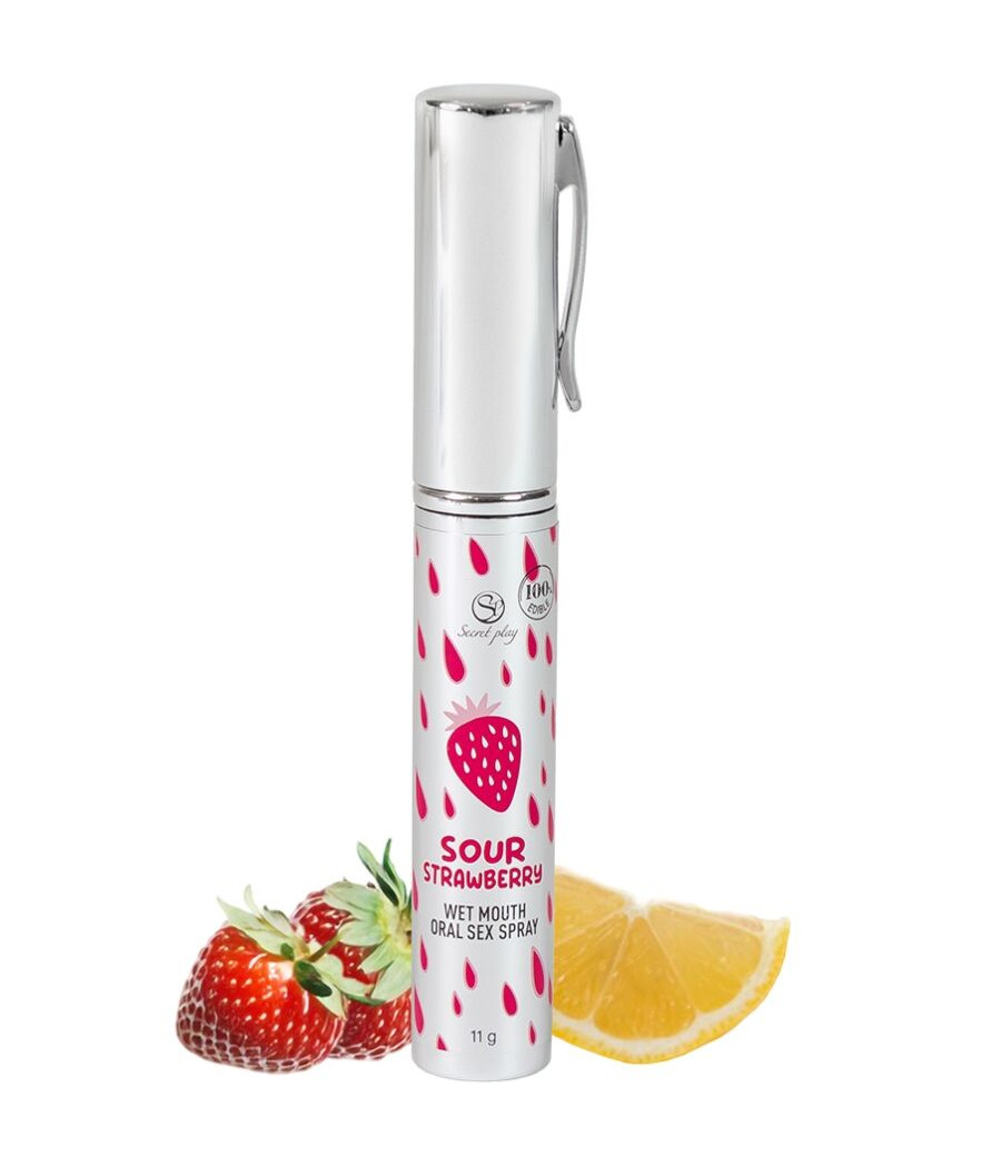 SECRETPLAY - SPRAY PER IL SESSO ORALE ALLA FRAGOLA ACIDA
