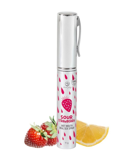 SECRETPLAY - SPRAY PER IL SESSO ORALE ALLA FRAGOLA ACIDA