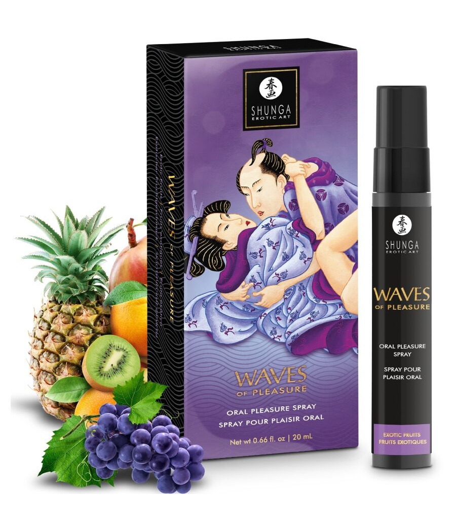 SHUNGA - WAVES PLAISIR SPRAY ORAL SÉDUCTEUR FRUITS EXOTIQUES 20 ML