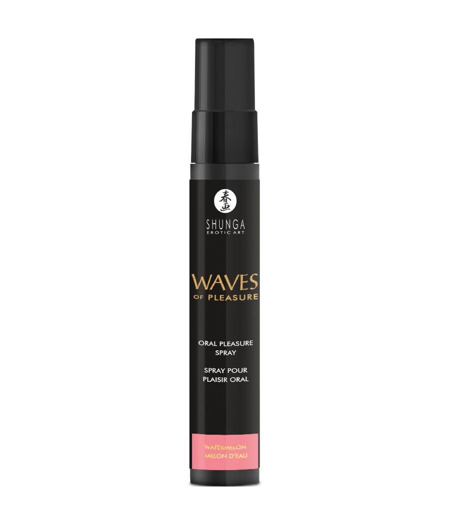 SHUNGA - SPRAY ORAL SEDUTOR DE PRAZER WAVES COM SABOR MELANCIA 20 ML