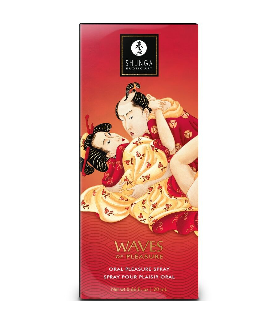 SHUNGA - WAVES PLEASURE SPRAY ORALE SEDUCENTE FRAGOLA 20 ML