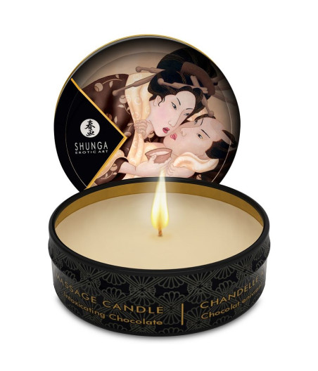SHUNGA - MINI CARESS BY CANDELIGHT CANDELA DA MASSAGGIO AL CIOCCOLATO 30 ML