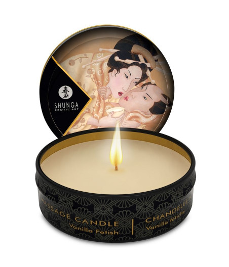 SHUNGA - MINI CARESS BY CANDELIGHT CANDELA DA MASSAGGIO VANIGLIA 30 ML
