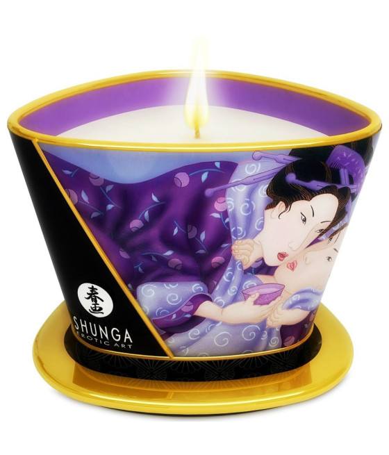 SHUNGA - MINI CARESS BY CANDELIGHT VELA MASAJE FRUTAS EXÓTICAS 170 ML