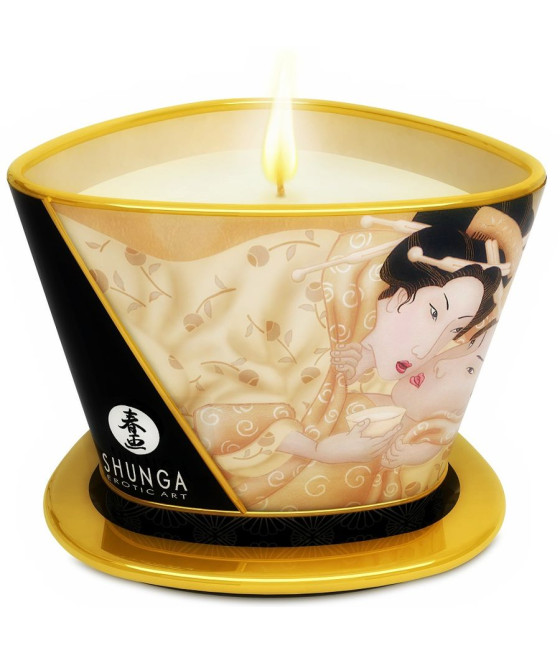 SHUNGA - MINI CARESS BY CANDELIGHT VANILLE MASSAGEKERZE 170 ML