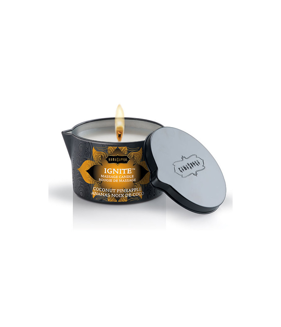 KAMASUTRA - COCONUT AND PINEAPPLE MASSAGE CANDLE 170GR
