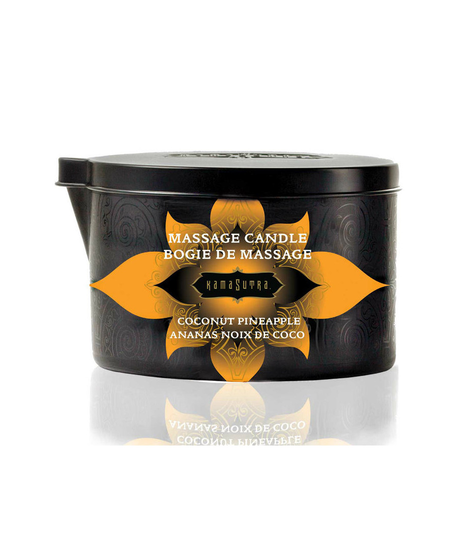 KAMASUTRA - VELA DE MASSAGEM COCO E ABACAXI 170GR