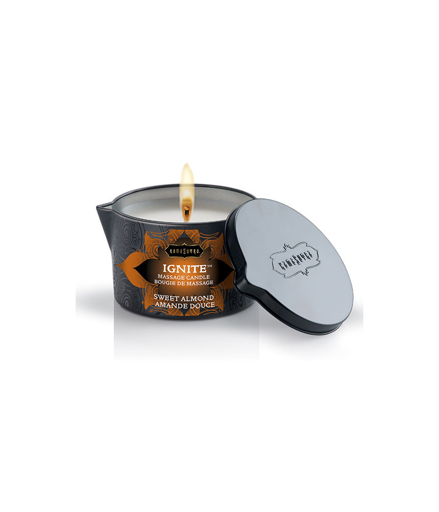 KAMASUTRA - BOUGIE DE MASSAGE AUX AMANDES MÉDITERRANÉENNES 170GR