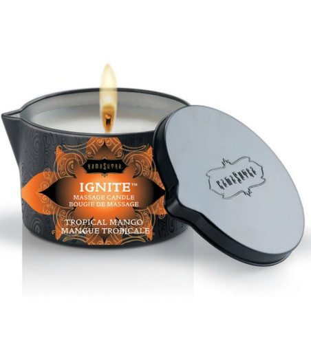 KAMASUTRA - BOUGIE DE MASSAGE MANCHE TROPICAL 170 GR