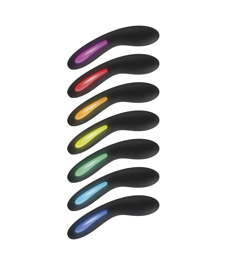TOYJOY - VIBRADOR PRETO COM LUZ LUMINADA