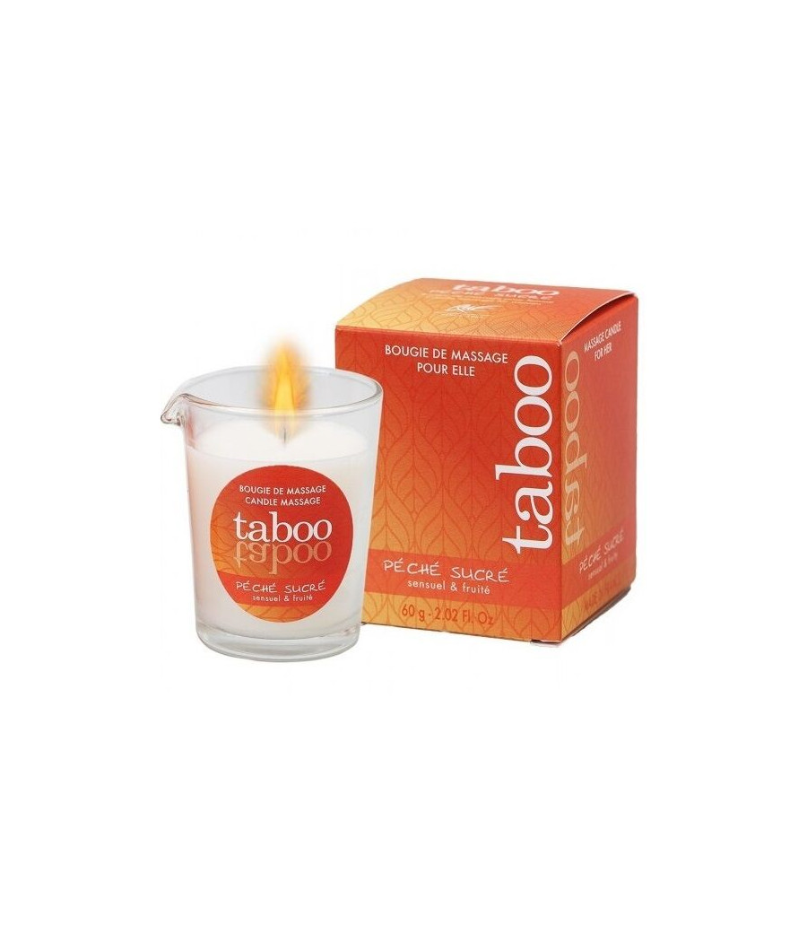 RUF - TABOO MASSAGE CANDLE FOR HER PECHE SUCRE NECTARINE AROMA