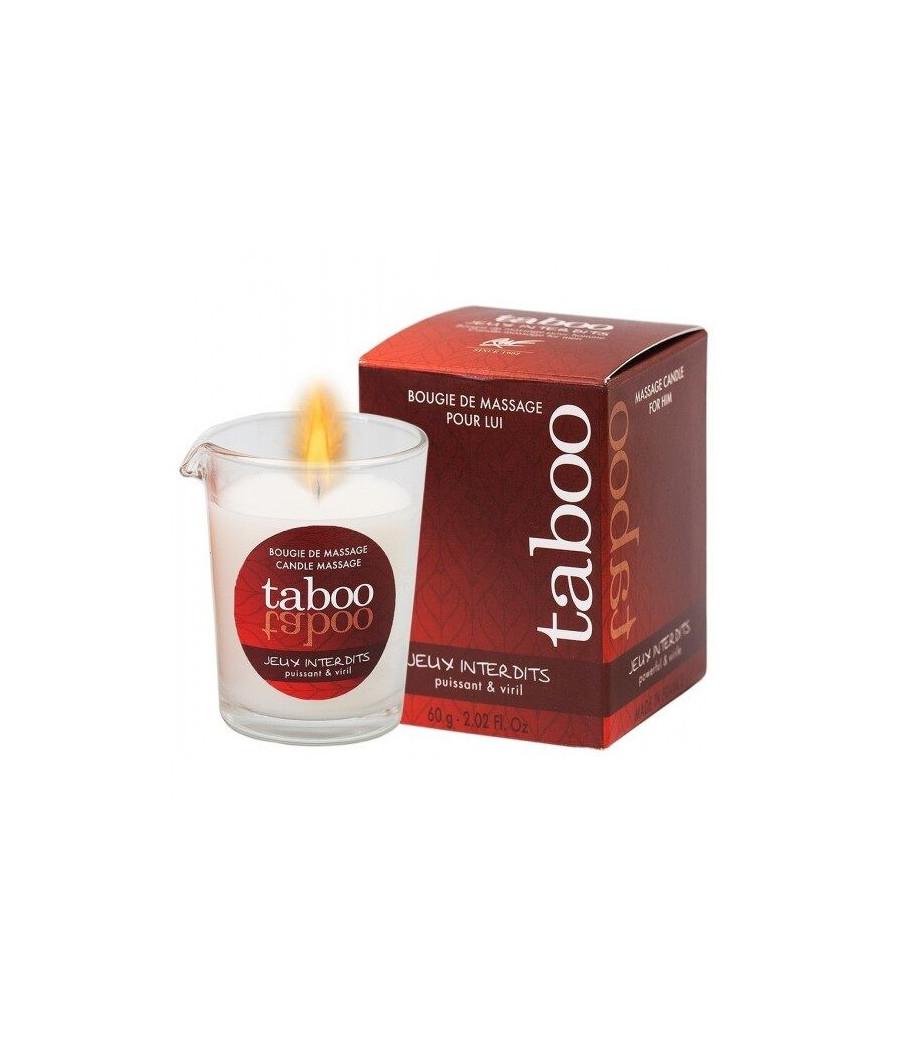 RUF - TABOO VELA DE MASAJE PARA ÉL JEUX INTERDITS AROMA LIQUEN SALVAJE