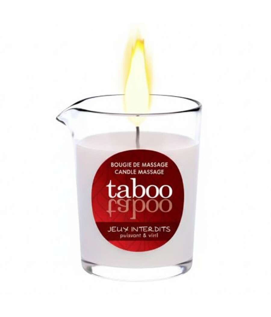 RUF - CANDELA DA MASSAGGIO TABOO PER LUI JEUX INTERDITS AROMA DI LICHENE SELVAGGIO