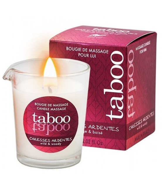 RUF - VELA DE MASSAGEM TABOO PARA ELE ACIRCULA ARDENTES FERN AROMA