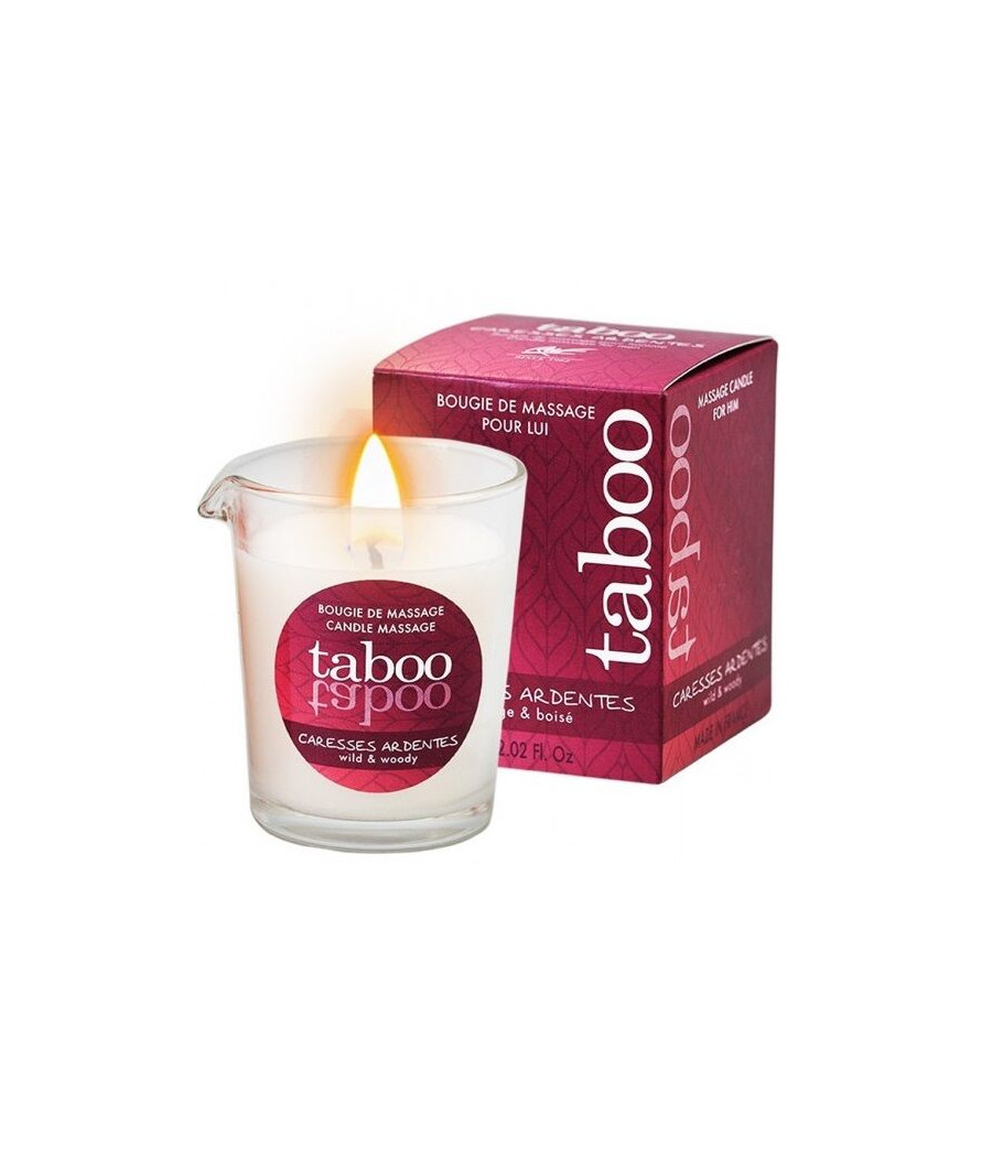 RUF - TABOO-MASSAGEKERZE FÜR IHN, STREICHELT DAS ARDENTES-FARN-AROMA