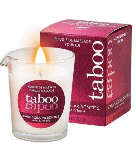 RUF - TABOO MASSAGE CANDLE FOR HIM CARESSES ARDENTES FERN AROMA