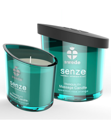 SWEDE - VELA DE MASSAGEM SWEEDE SENZE TRANQUILITY - HORTELÃ, ROSA, LARANJA