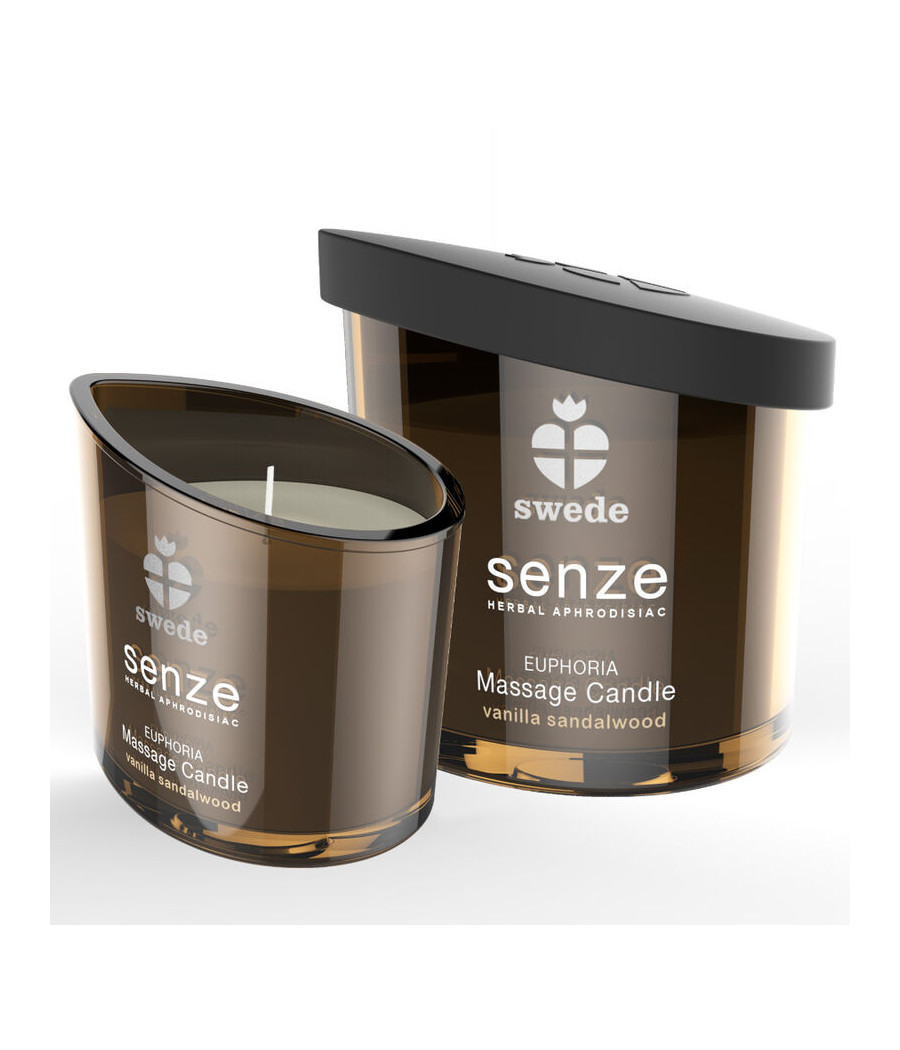 SWEDE - BOUGIE DE MASSAGE SENZE EUPHORIA - VANILLE, BOIS DE SANTAL