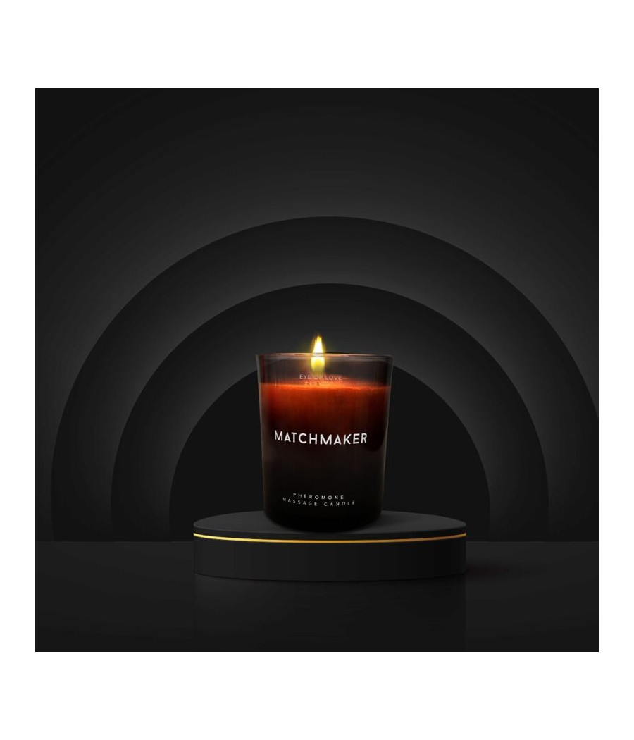 EYE OF LOVE - MATCHMAKER BLACK DIAMOND MASSAGEKERZE ZIEHEN SIE SIE AN, 150 ML