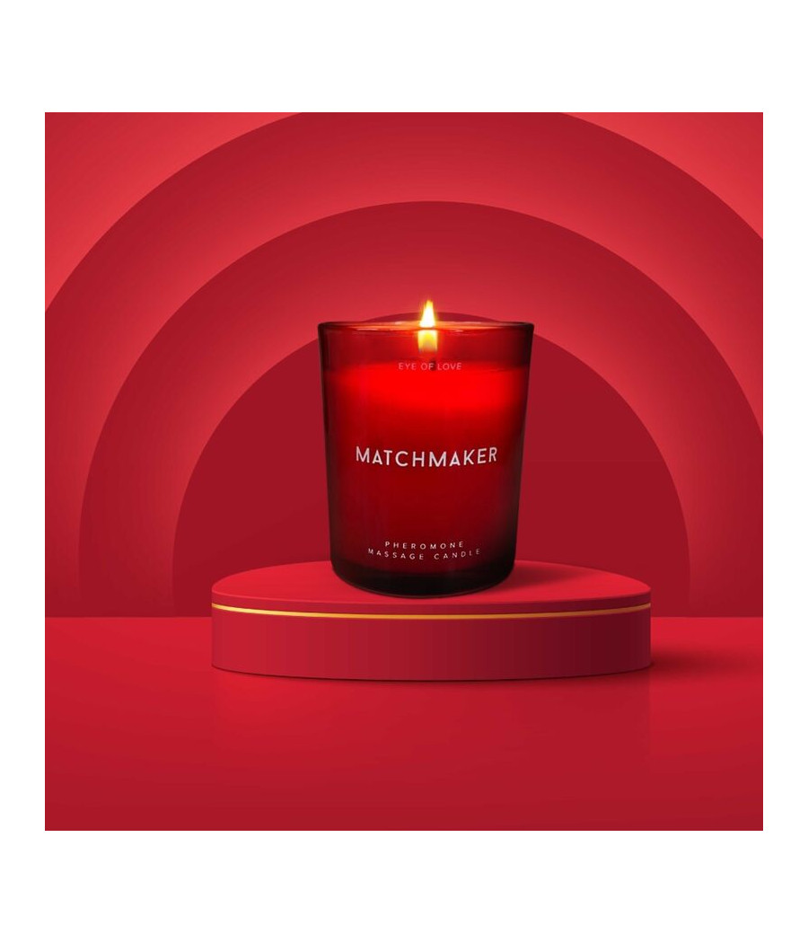 EYE OF LOVE - MATCHMAKER BOUGIE DE MASSAGE DIAMANT ROUGE LATTIRER 150 ML