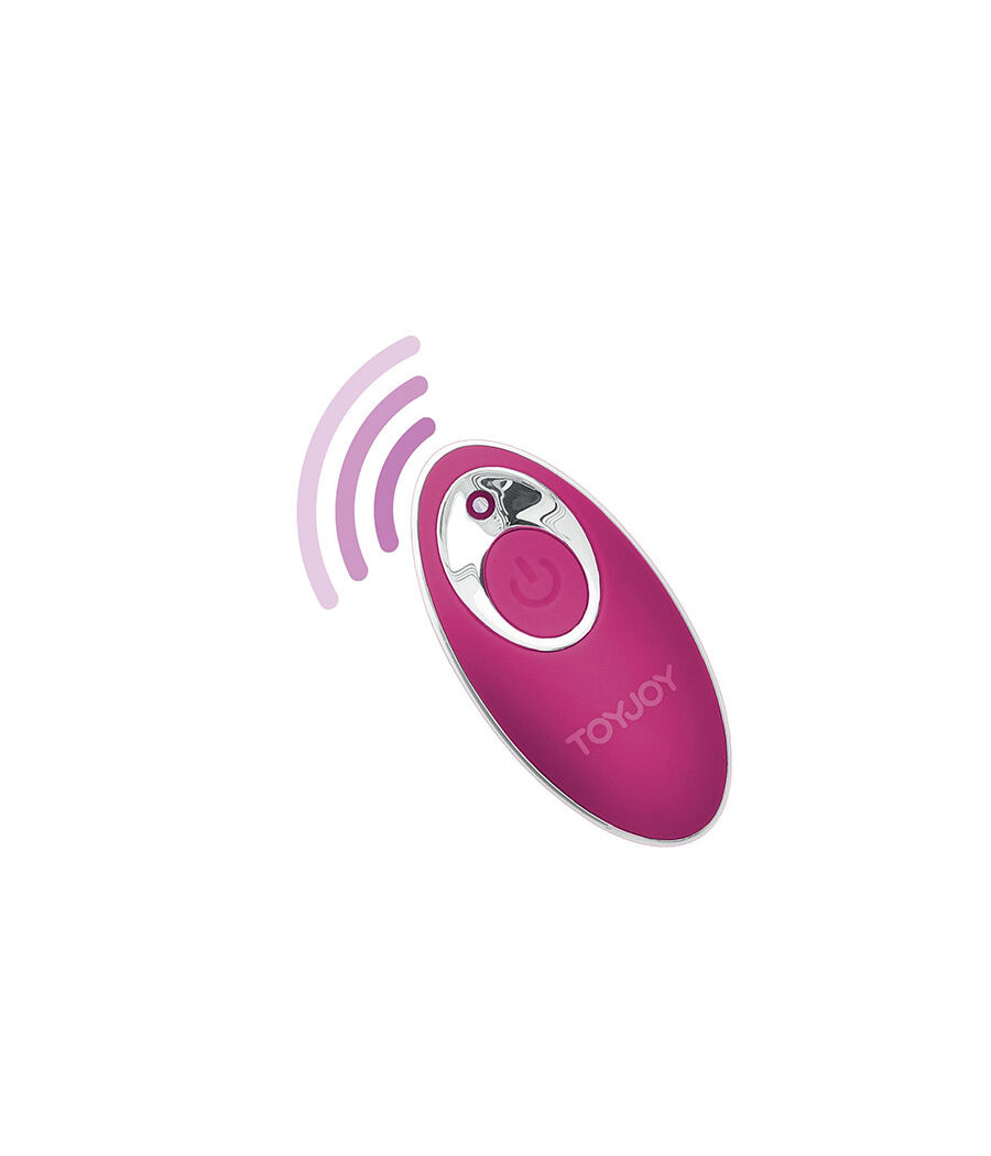 TOYJOY - FELICIDADE SUNN SIDE PARA CIMA E PARA BAIXO VIBRADOR FÚCSIA CONTROLE REMOTO