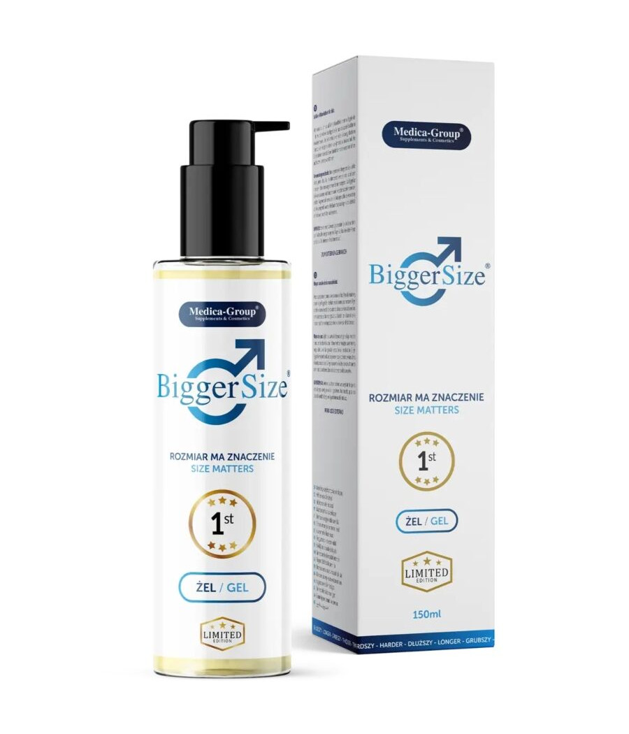 MEDICA GROUP - BIGGER SIZE GEL ÍNTIMO PARA HOMBRE 150 ML