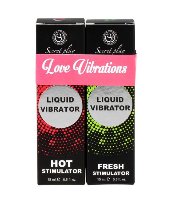 SECRETPLAY - LIQUID VIBRATOR LOVE VIBRATIONS PACK