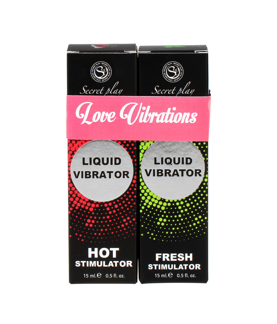 SECRETPLAY - VIBRATEUR LIQUIDE PACK LOVE VIBRATIONS