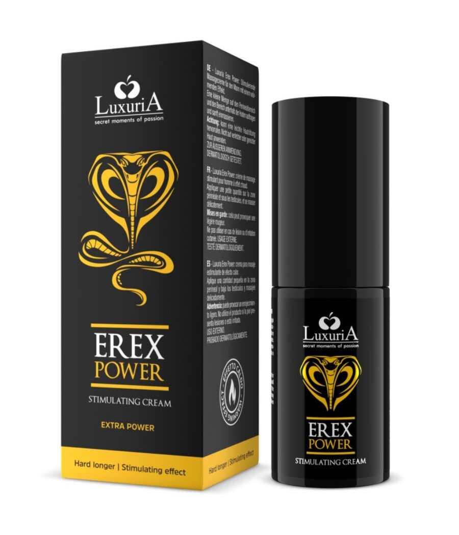 INTIMATELINE LUXURIA - CREME PARA PÉNIS EREX POWER HARD LONGER 30 ML