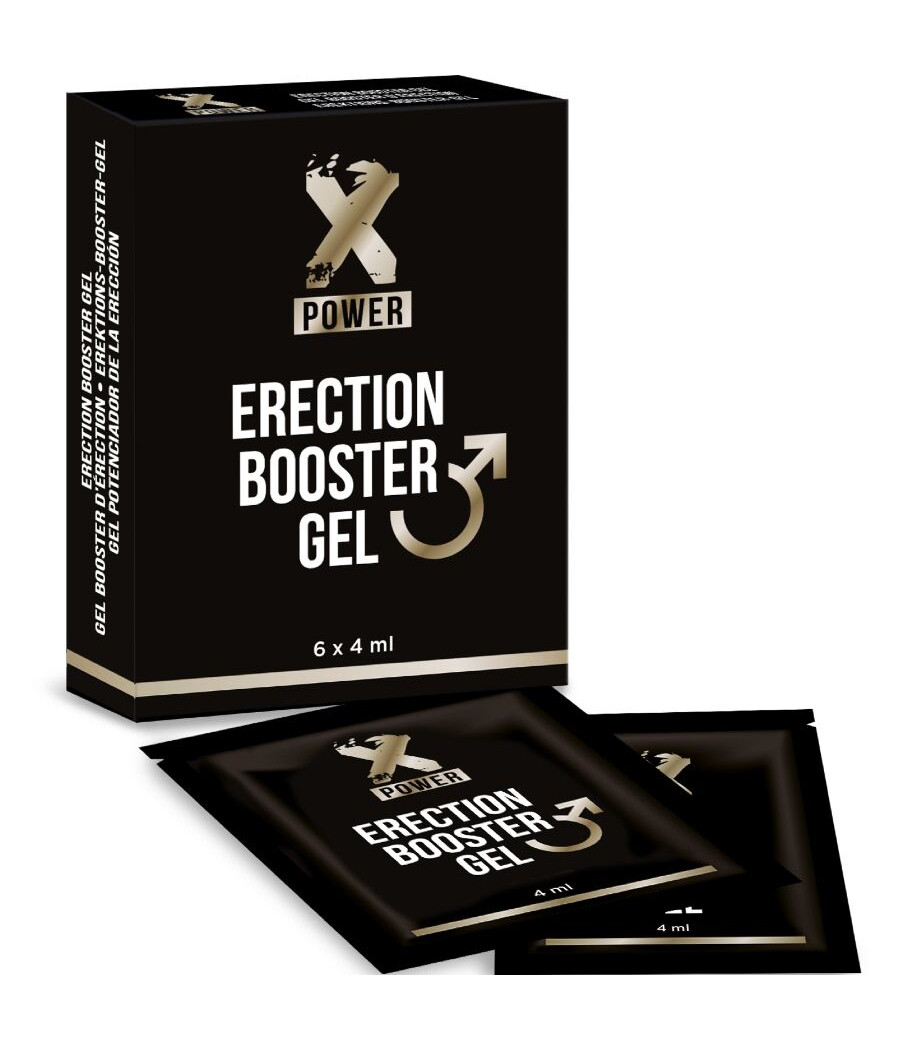 XPOWER - ERECTION BOOSTER GEL POTENCIADOR ERECCION 6 X 4 ML