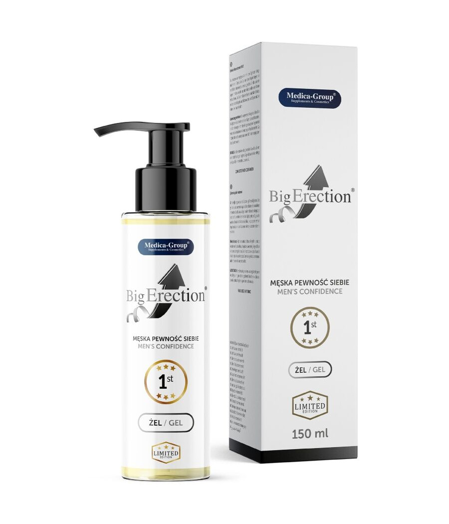MEDICA GROUP - GEL INTIMO PER EREZIONI GRANDI PER UOMO 150 ML