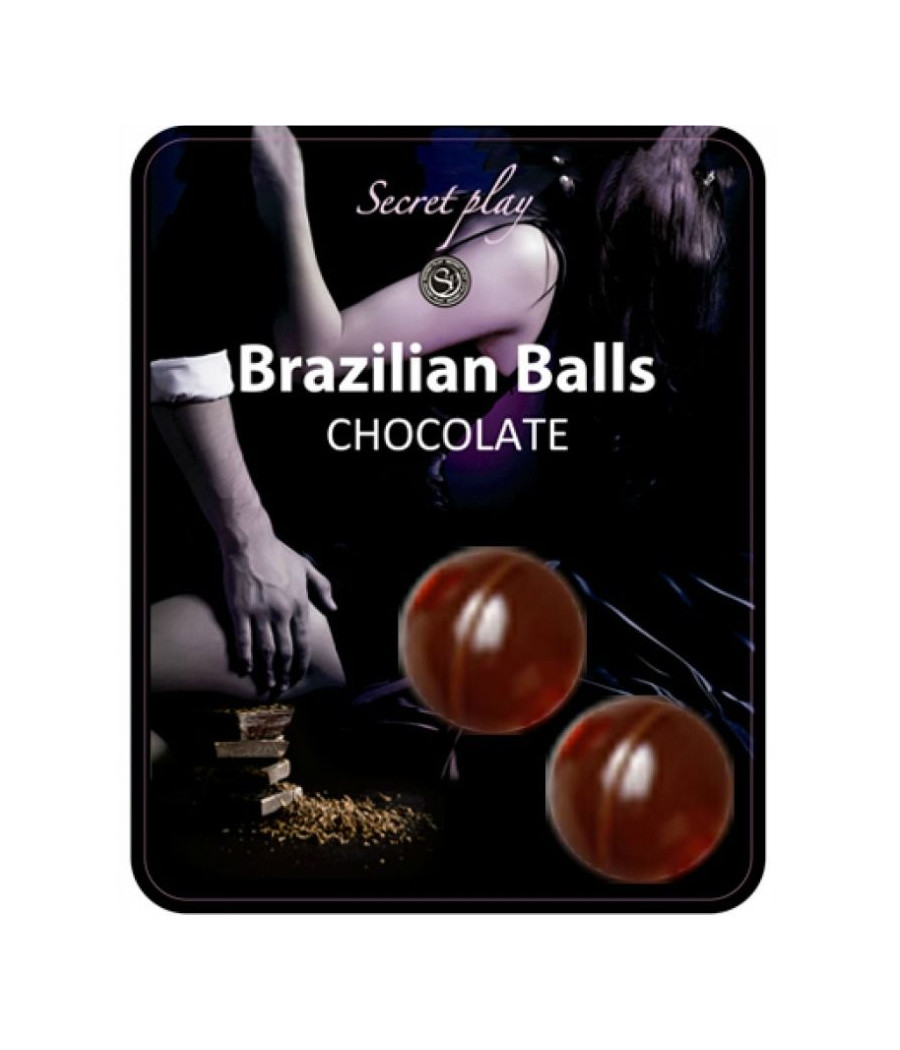 SECRETPLAY - 2 BRAZILIAN BALLS CHOCOLAT