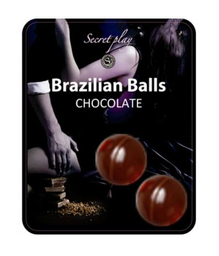 SECRETPLAY - 2 BRAZILIAN BALLS CHOCOLAT