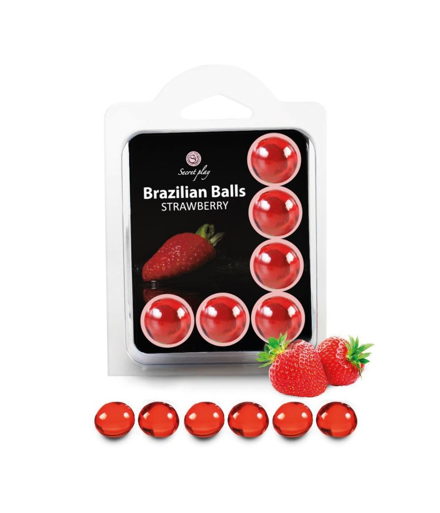 SECRETPLAY - SET 6 BRAZILIAN BALLS FRESA