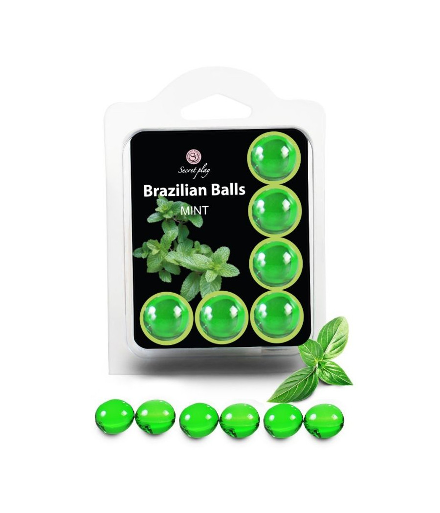 SECRETPLAY - SET 6 BRAZILIANS BALLS MINT