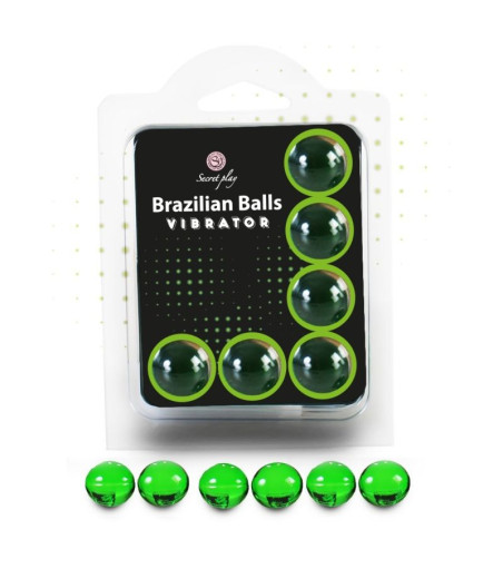 SECRETPLAY - SET 6 VIBRATORI PER PALLINE BRASILIANI