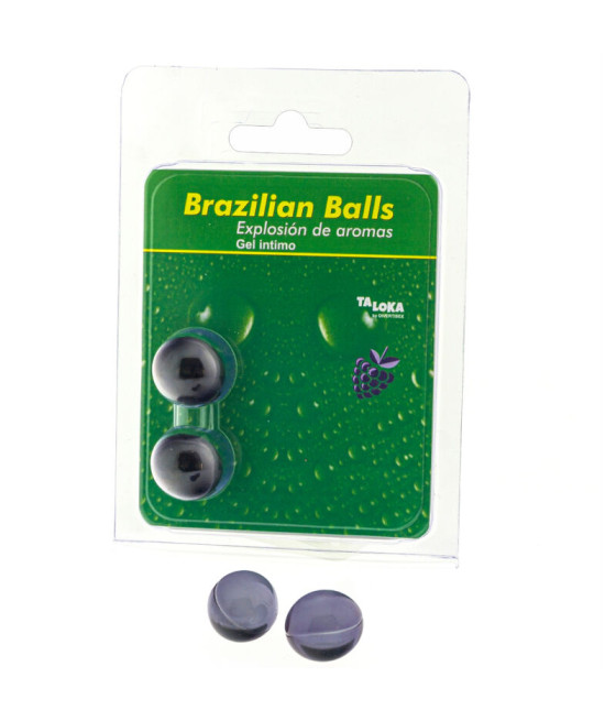 TALOKA - 2 BOLAS BRASILEIRAS BAGAS GEL ÍNTIMO